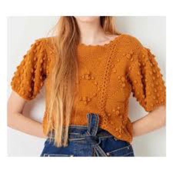 Sessùn Knit Short Sleeve Sweater - Picture 6 of 9